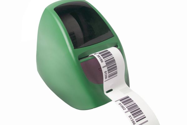Barcode printer printing labels